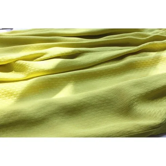 Carolina Herrera Silk Jacquard Stright-leg Pants, Lime